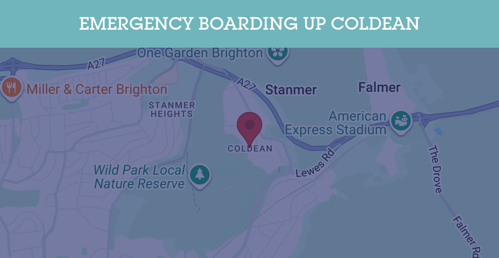 Emergency Boarding Up Services in Coldean - BN postcode