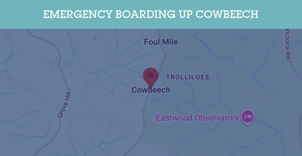 Emergency Boarding Up Services in Cowbeech - BN postcode