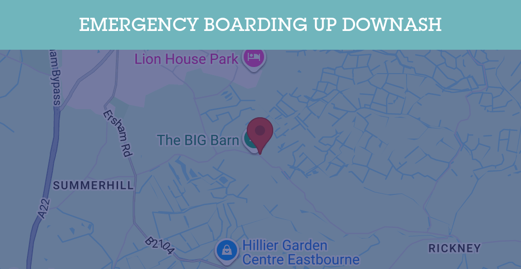 Emergency Boarding Up Services in Downash - BN postcode