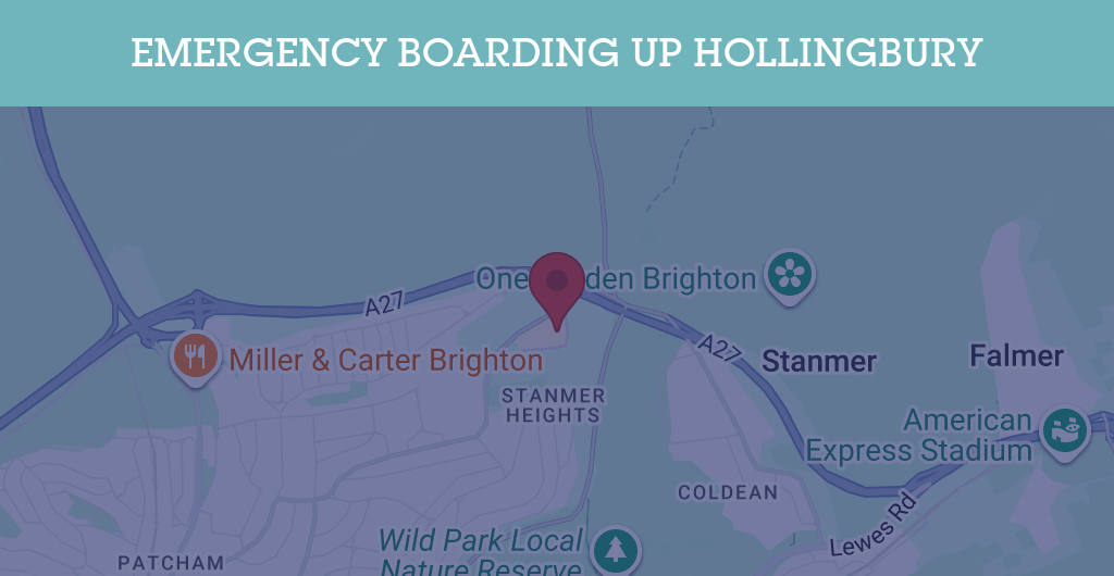 Emergency Boarding Up Services in Hollingbury - BN postcode