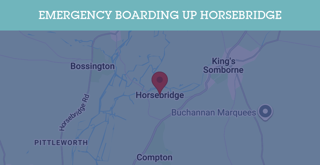 Emergency Boarding Up Services in Horsebridge - BN postcode
