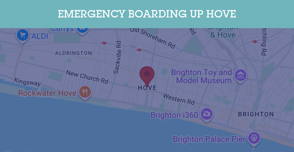 Emergency Boarding Up Services in Hove - BN postcode