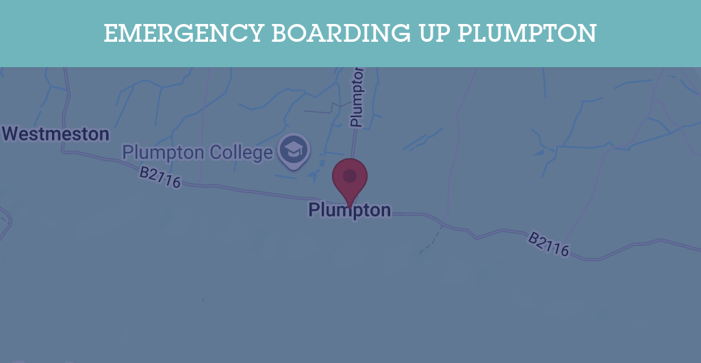Emergency Boarding Up Services in Plumpton - BN postcode