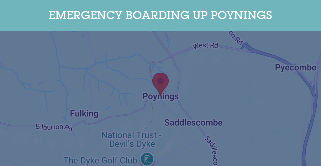 Emergency Boarding Up Services in Poynings - BN postcode