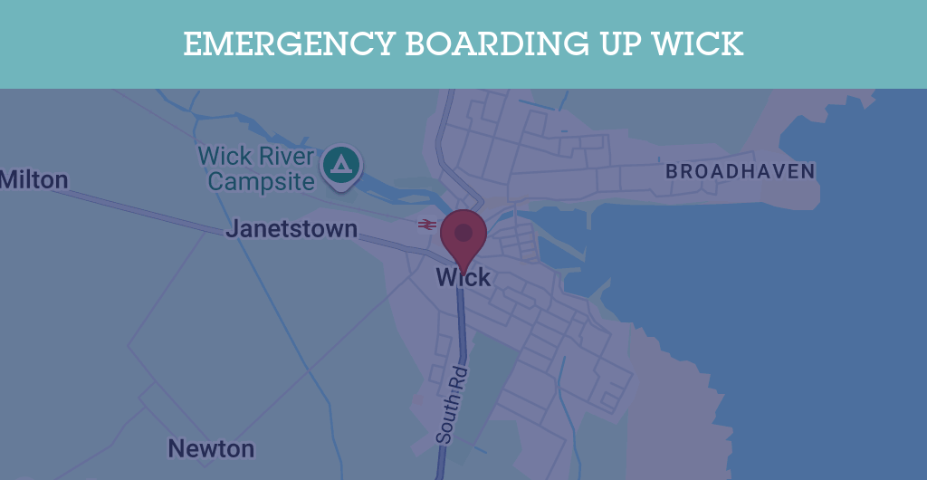 Emergency Boarding Up Services in Wick - BN postcode